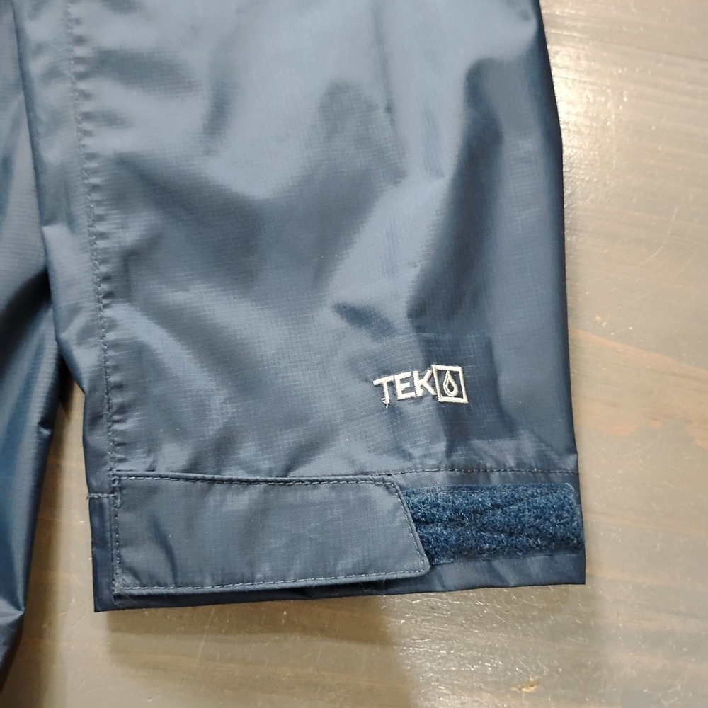 LL Bean Trail Model Rain Jacket Womens 3XL Navy Blue Waterproof Packable Plus Sz - Picture 5 of 14